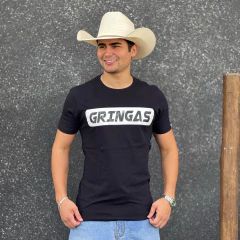 Camiseta Gringa Masculina Cowboy Black - 1019003 - comprar online