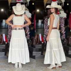 Conjunto The Clothes Nayla Bege - F296