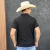 Camiseta Sibra Gola Polo Preta - CP0002 na internet