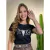 T-SHIRT POWER COUNTRY WILD PRETA