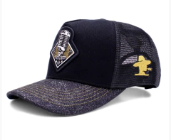 BONÉ SACUDIDO'S - MICROFONE - PRETO