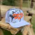 BONÉ COUNTRY STYLE BRANCO DET LARANJA