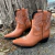 BOTA BICO FINO D'MILTON DALLAS HAVANA 03-6216