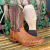 BOTA TEXANA JACOMO MASC EXÓTICA JCR BARRIGA CONHAQUE - 2292/SGDQ - comprar online