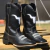 BOTA TEXANA MASC BOI PRETO BRANCO