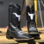 BOTA TEXANA MASC BOI PRETO BRANCO - comprar online