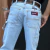 Calça Cowboy 120X Masculina Carpinteira 100% Algodão Delave - 130x023 na internet