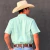 CAMISA TEXAS FARM MASC LISA VERDE ÁGUA - CAC620 - comprar online