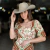 VESTIDO STABULLOS LONGO ESTAMPADO COM FENDAS - STB427 na internet