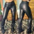 CALÇA SAWARY FLARE COURINO BLACK - 273630 na internet