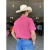 CAMISA LIFE WESTERN MASC MC XADREZ ROSA GOIABA na internet