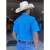 CAMISA LIFE WESTERN MASC MC XADREZ AZUL CLARO na internet