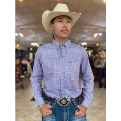 CAMISA TEXAS FARM MASC XADREZ ML TX. RODEIO - CAL278
