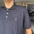CAMISETA GOLA POLO MASC SIBRA LISTRADA - PRETA - 0137 na internet
