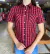 CAMISETE FEMININA MANGA CURTA XADREZ VERMELHA RIVERTON