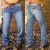 CALÇA TEXAS FARM BRUTA JEANS HARD 100% STONED LARANJA - PDM027