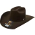 Imagem do Chapéu Ariat Feltro 2X Premium Chocolate - A7520047