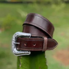 CINTO RANGER MASC TRADICIONAL LISO - TABACO