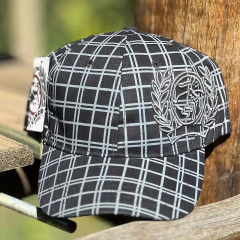 Boné Cinch Xadrez Preto / Chumbo - 2639 - comprar online