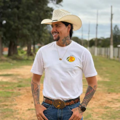 Camiseta Bass Pro Shop Masculina Off White