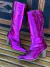 BOTA WESTERN BICO FINO METALIZADA - PINK