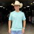 Camiseta Ox Horns Masculina Básica Azul Claro - comprar online