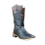 BOTA TEXANA MADE IN LIDA FOSSIL PRETO / TOURO - B-77 - Country Style | Loja Online de Moda Country Masculina e Feminina
