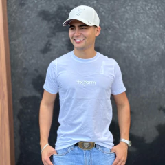 Camiseta Texas Farm Masculina Branca - CM617 - comprar online