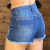 Shorts American Country Feminino Jeans Desfiado - na internet