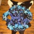 Camisa Apache Feminina Floral Azul