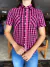 CAMISETE FEMININA MANGA CURTA XADREZ PINK RIVERTON