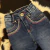 Calça Bill Way Infantil Feminina Bordado Rosa - 015031 - Country Style | Loja Online de Moda Country Masculina e Feminina