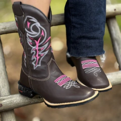 BOTA TEXANA DELEGADA ROSA- NANDA