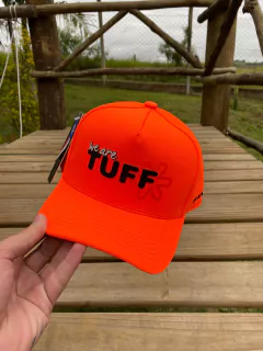 BONÉ TUFF PUMA LARANJA COM LOGO PRETO 5876