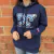 MOLETOM TEX TEAM FEM TXT AZUL/BRANCO - MARINHO - comprar online