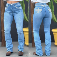Calça Best Rodeio Flare Bordada Katie Gun - F519 - comprar online