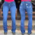 Imagem do CALÇA TEX TEAM FEM CARPINTEIRA ELLEN - LIXADA/AZUL