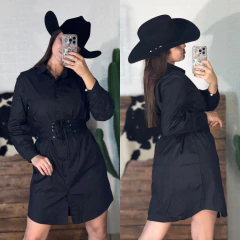 Chemise Unicorn Western Preta - 2129 - comprar online