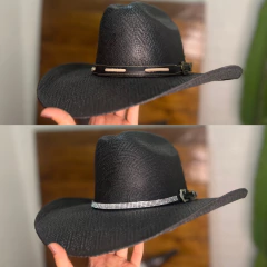 COMBO CHAPÉU TEX TEAM ARIZONA - PRETO