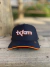BONÉ TEXAS FARM TF-801- PRETO/LARANJA NEON