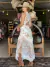 VESTIDO BUPHALLOS FRANJAS BRANCO ESTMP CAVALO na internet