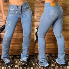 CALÇA LIFE WESTERN PREMIUM ARABESCO - DELAVE