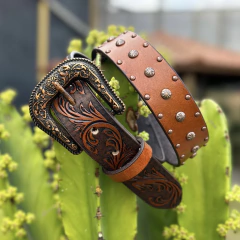 CINTO NBC INFANTIL TRABALHADO CARAMELO - 203