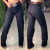 CALÇA ISA EVIDENCE WIDE LEG PRETA COM BRILHO - 2645