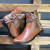 BOTA ANA RIOS CANO CURTO CARAMELO - 6431