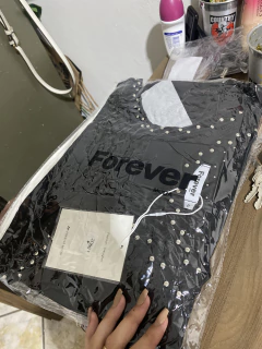 Regata Forever Manu Tachas Preta - 2080 - comprar online