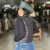 COLETE TEX TEAM WESTERN PUFFER CROPPED BORDADO - PRETO - comprar online