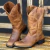 BOTA TEXANA CP BOOTS UNISSEX TRADICIONAL - CARAMELO - comprar online