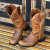 BOTA TEXANA CP BOOTS UNISSEX TRADICIONAL - CARAMELO - loja online