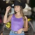 BODY CIRRE REGATA TEXAS FARM ROXO LILAS - BO001